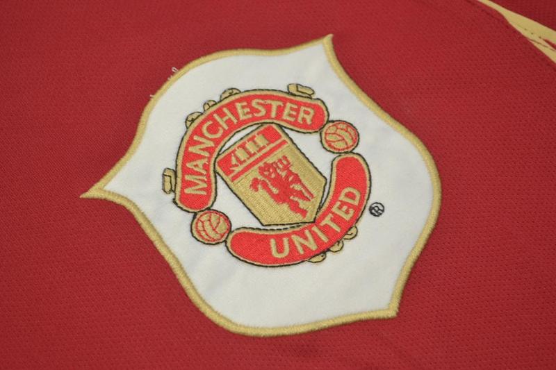 AAA(Thailand) Manchester United 2006/07 Home Retro Soccer Jersey