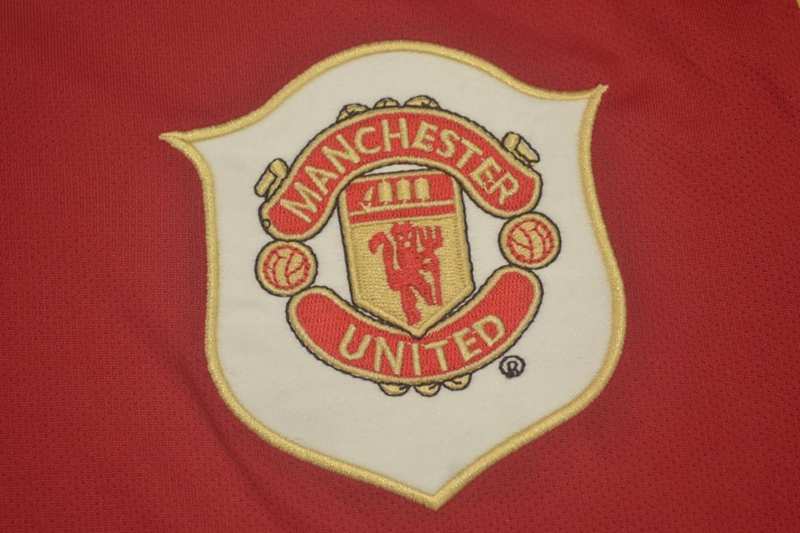 AAA(Thailand) Manchester United 2006/07 Home Retro Jersey(L/S)