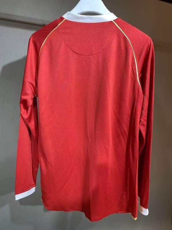 AAA(Thailand) Manchester United 2006/07 Home Long Retro Soccer Jersey(Player)