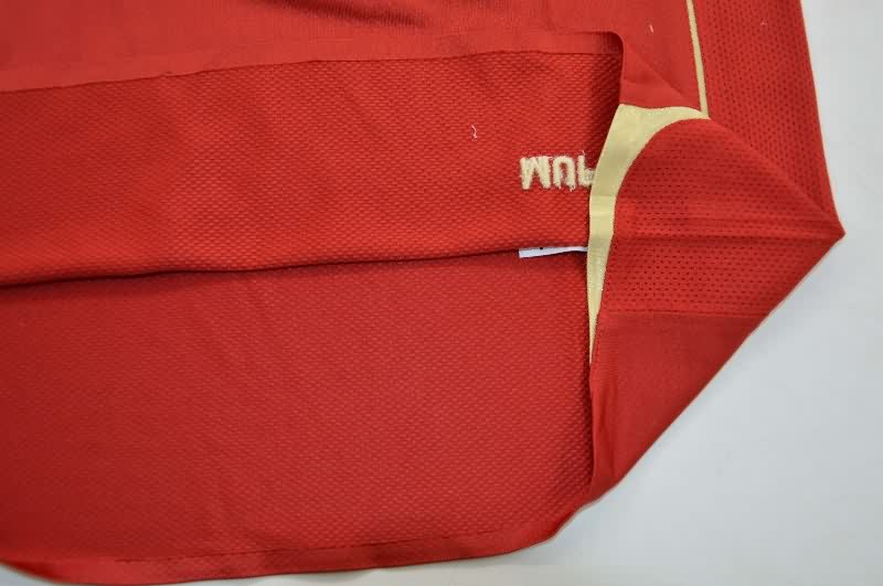 AAA(Thailand) Manchester United 2006/07 Home Long Retro Soccer Jersey(Player)