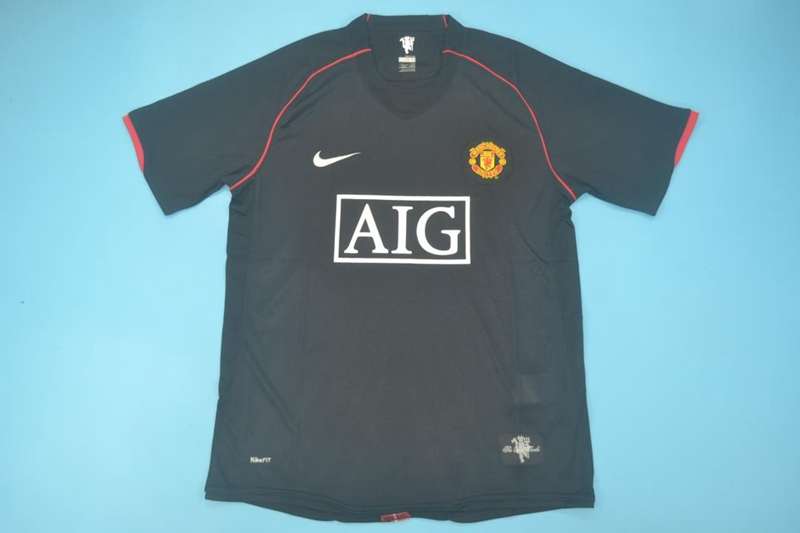 AAA(Thailand) Manchester United 2007/08 Away Retro Soccer Jersey