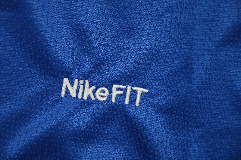 AAA(Thailand) Manchester United 2007/08 Goalkeeper Blue LS Retro Soccer Jersey