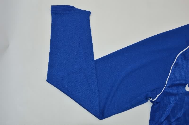 AAA(Thailand) Manchester United 2007/08 Goalkeeper Blue LS Retro Soccer Jersey