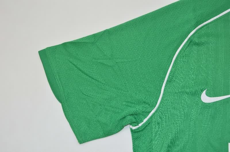 AAA(Thailand) Manchester United 2007/08 Goalkeeper Green Retro Soccer Jersey