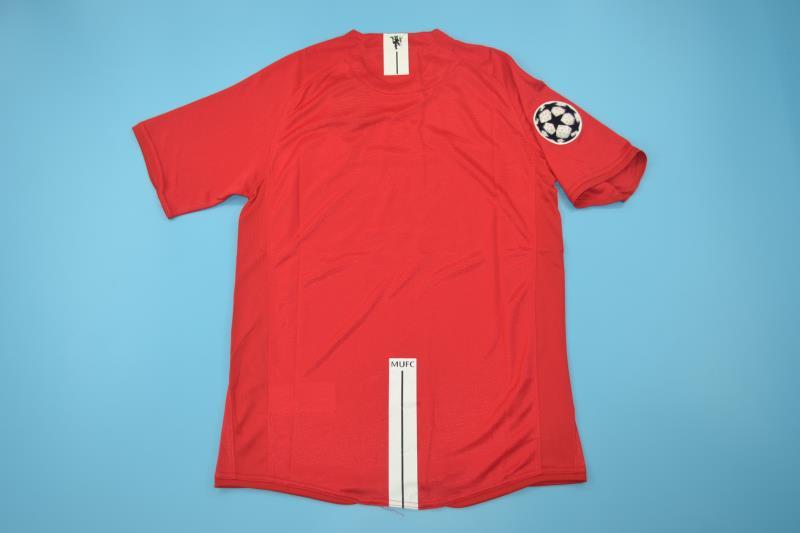 AAA(Thailand) Manchester United 2008 Home UCL Final Retro Soccer Jersey