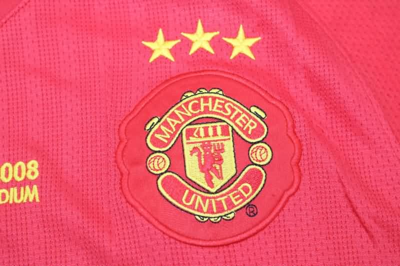 AAA(Thailand) Manchester United 2007/08 Home Final Jersey 3 Stars