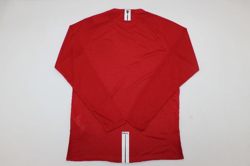 AAA(Thailand) Manchester United 2007/09 Home Long Retro Soccer Jersey (Player)
