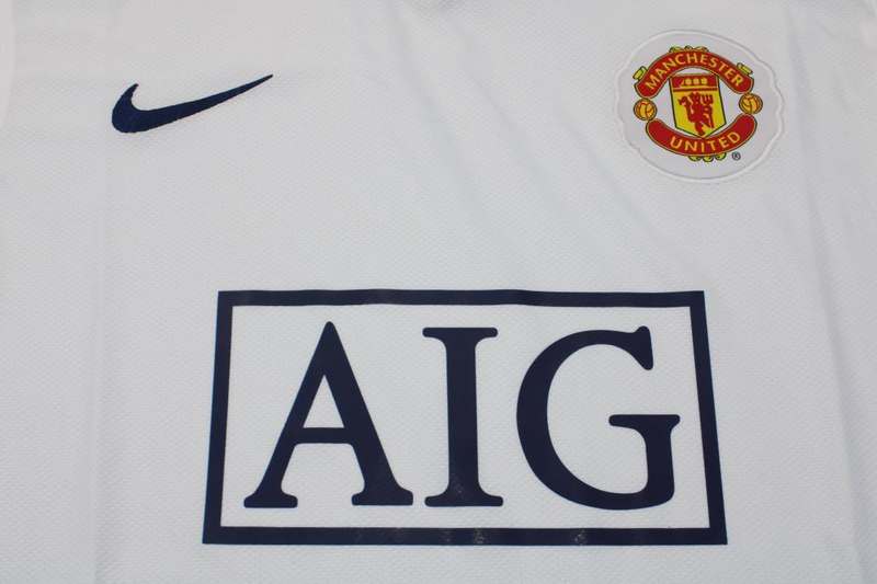 AAA(Thailand) Manchester United 2008/09 Away Retro Soccer Jersey(L/S)