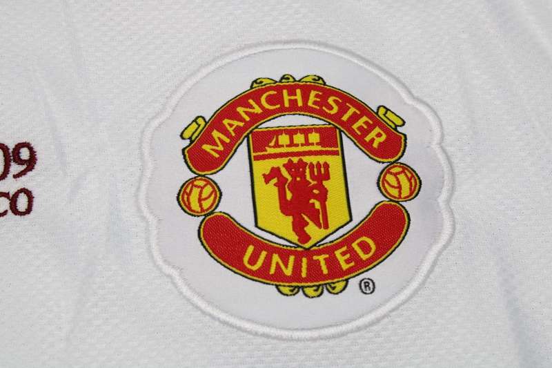 AAA(Thailand) Manchester United 2008/09 Away Final Retro Soccer Jersey(L/S)