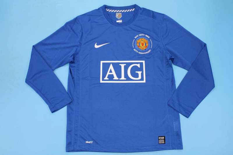 AAA(Thailand) Manchester United 2008/09 Third 40th Anniversary Retro Jersey(L/S)