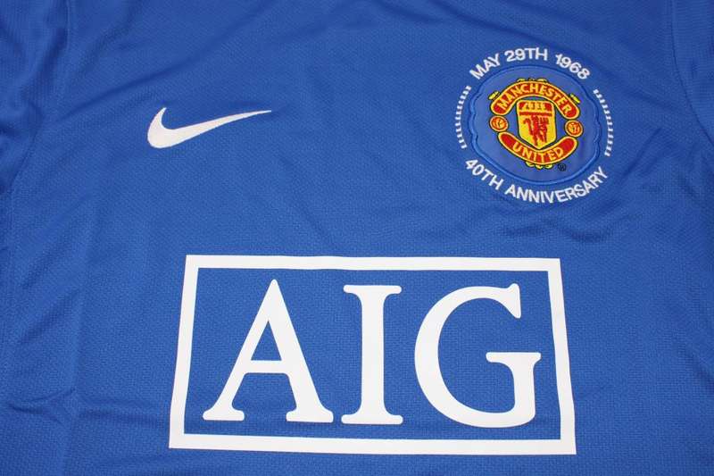 AAA(Thailand) Manchester United 2008/09 Third 40th Anniversary Retro Jersey(L/S)