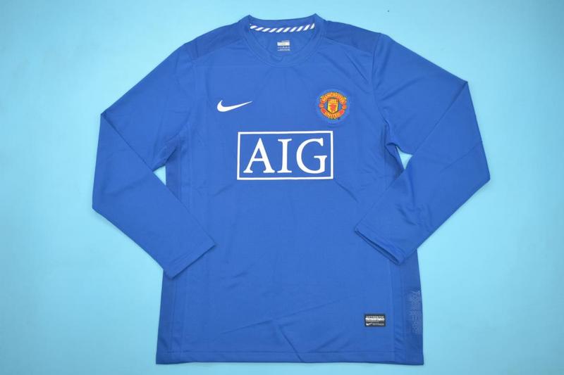 AAA(Thailand) Manchester United 2008/09 Third Retro Jersey(L/S)