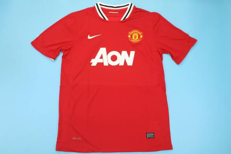 AAA(Thailand) Manchester United 2011/12 Home Retro Soccer Jersey