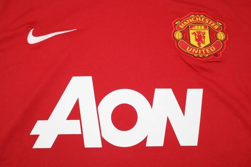 AAA(Thailand) Manchester United 2011/12 Home Retro Soccer Jersey