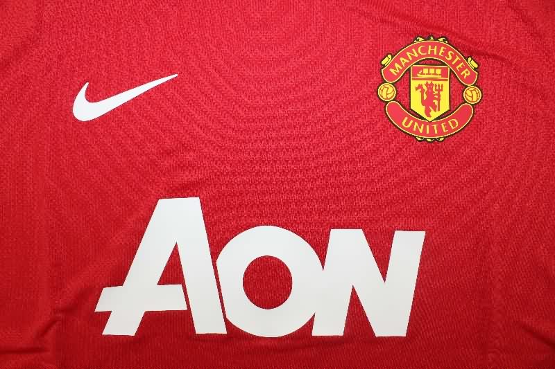 AAA(Thailand) Manchester United 2011/12 Home Retro Soccer Jersey (Player)
