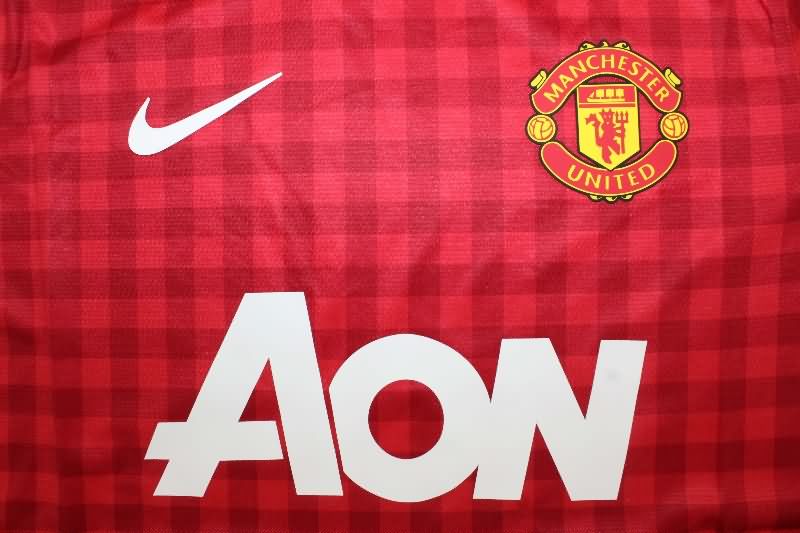 AAA(Thailand) Manchester United 2012/13 Home Retro Soccer Jersey (Player)