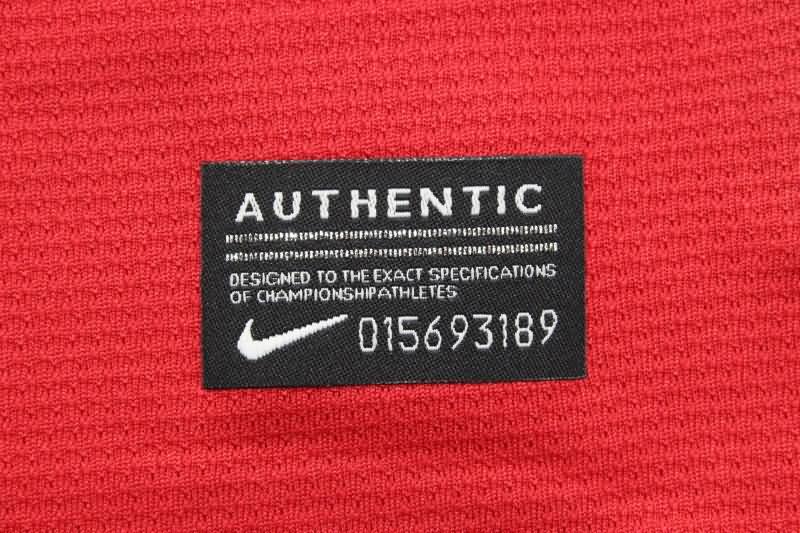 AAA(Thailand) Manchester United 2013/14 Home Long Sleeve Retro Soccer Jersey