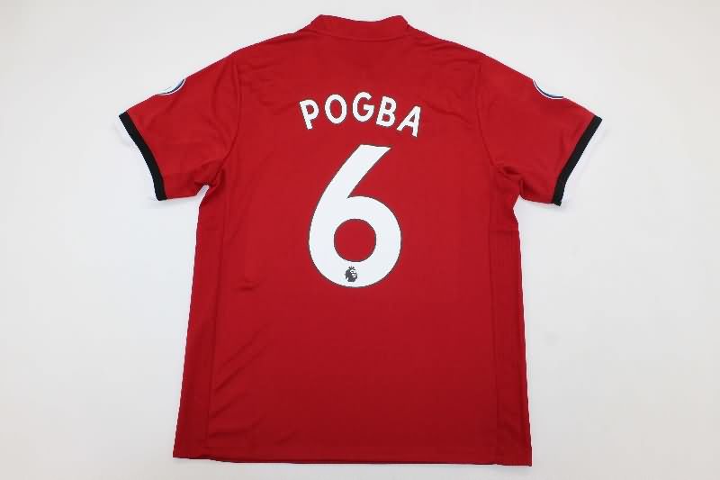 AAA(Thailand) Manchester United 2017/18 Home Retro Soccer Jersey