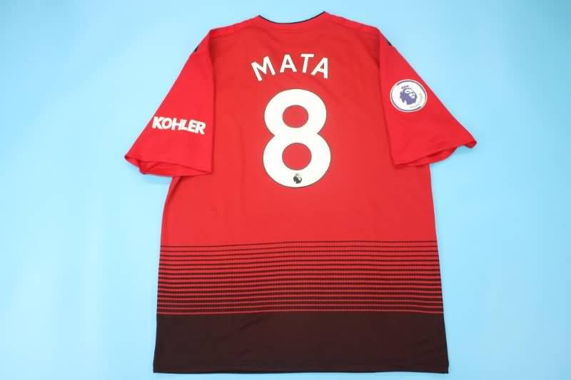 AAA(Thailand) Manchester United 2018/19 Home Retro Soccer Jersey