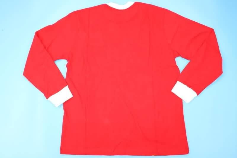 AAA(Thailand) Manchester United 1963 Home Long Slevee Retro Soccer Jersey