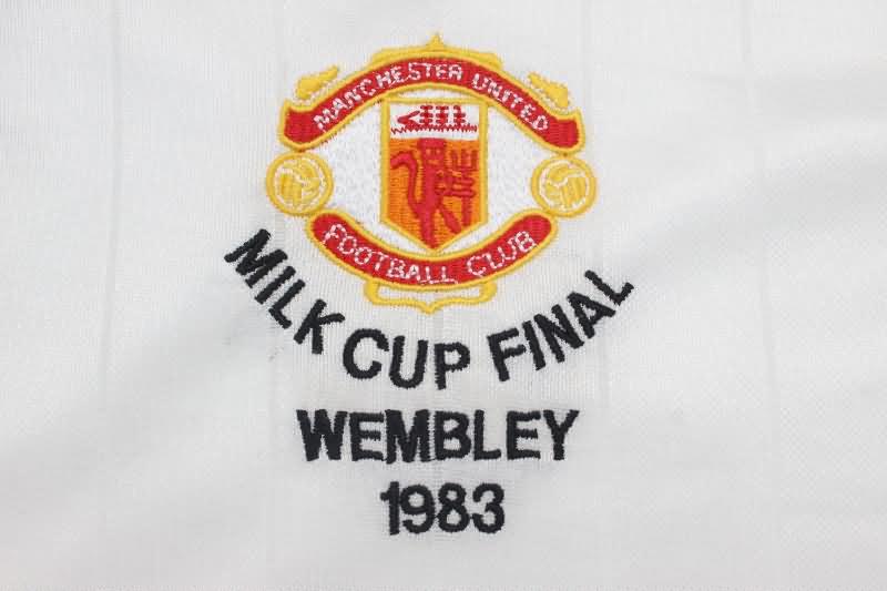 AAA(Thailand) Manchester United 1983 FA Final Long Sleeve Retro Soccer Jersey