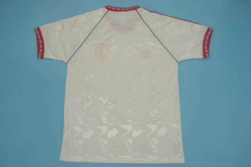 AAA(Thailand) Manchester United 1991 Away White Retro Jersey