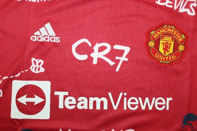 AAA(Thailand) Manchester United 2021/22 Home Special Retro Soccer Jersey