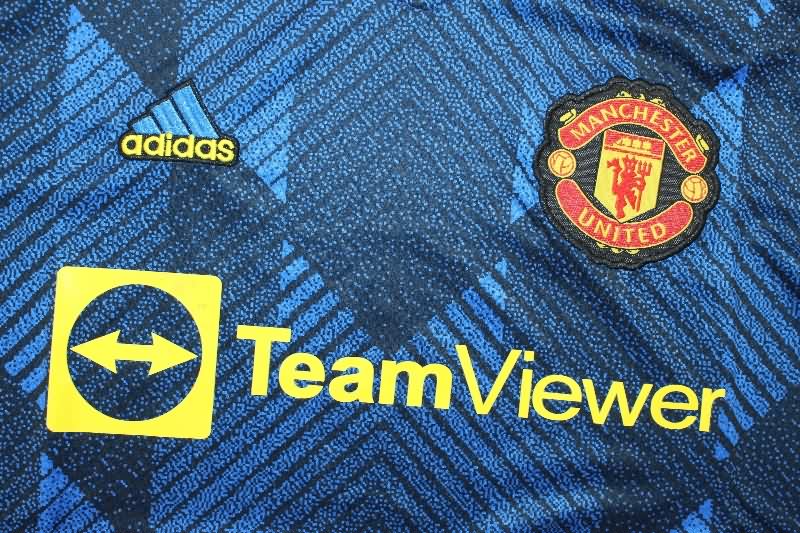 AAA(Thailand) Manchester United 2021/22 Third Retro Soccer Jersey