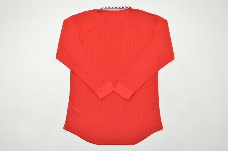 AAA(Thailand) Manchester United 2022/23 Home Long Sleeve Retro Soccer Jersey (Player)