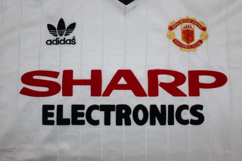 AAA(Thailand) Manchester United 1982/83 Away Long Retro Soccer Jersey