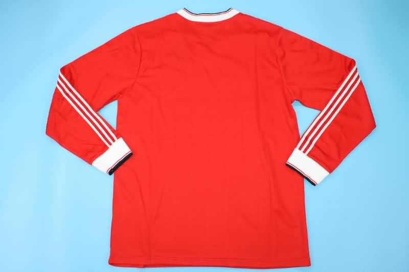 AAA(Thailand) Manchester United 1982/83 Home Retro Jersey(L/S)