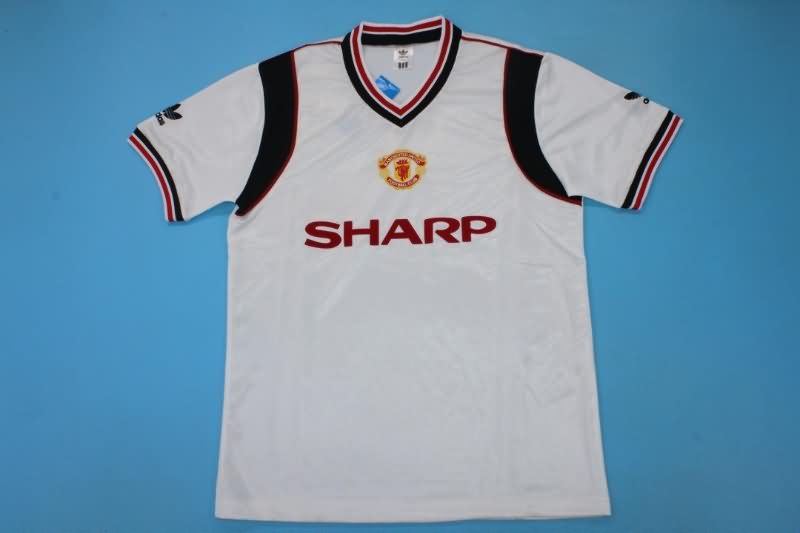 AAA(Thailand) Manchester United 1984/86 Away Retro Soccer Jersey