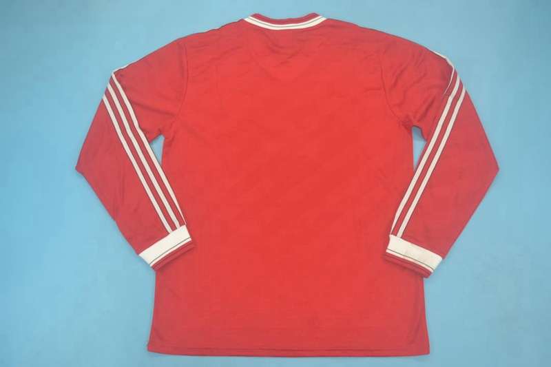 AAA(Thailand) Manchester United 1986/88 Home Retro Jersey(L/S)