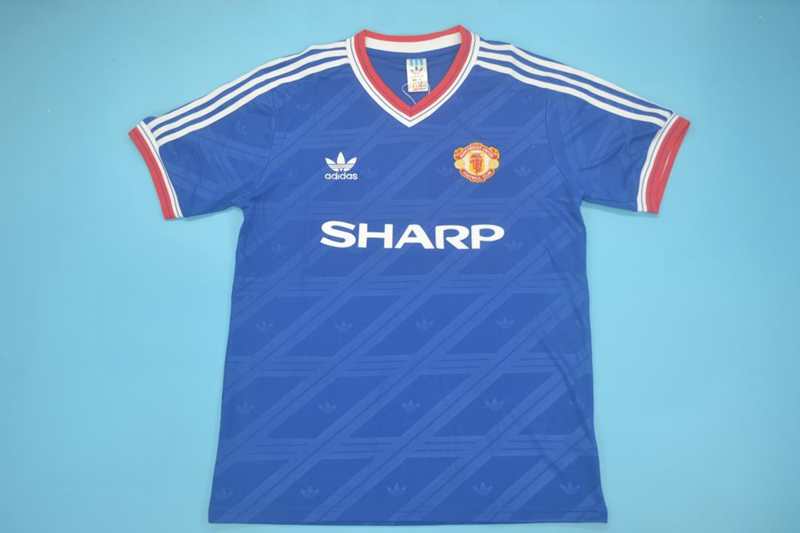 AAA(Thailand) Manchester United 1986/88 Third Retro Soccer Jersey