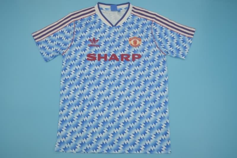 AAA(Thailand) Manchester United 1990/92 Away Retro Soccer Jersey