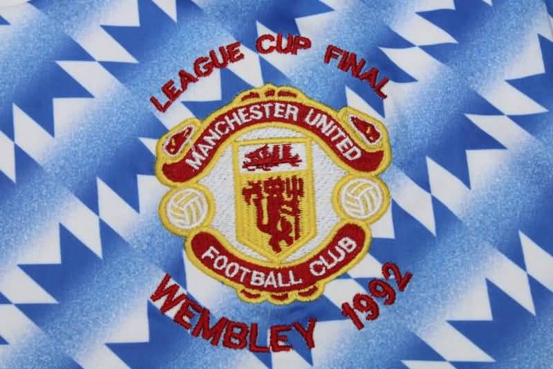 AAA(Thailand) Manchester United 1990/92 Away Retro Soccer Jersey