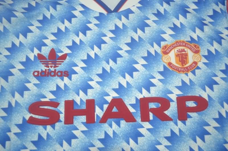 AAA(Thailand) Manchester United 1990/92 Away Retro Soccer Jersey