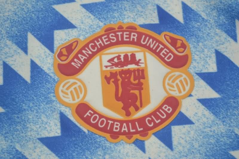 AAA(Thailand) Manchester United 1990/92 Away Retro Soccer Jersey