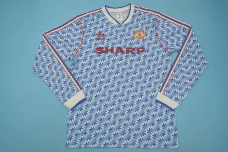 AAA(Thailand) Manchester United 1990/92 Away Retro Jersey(L/S)