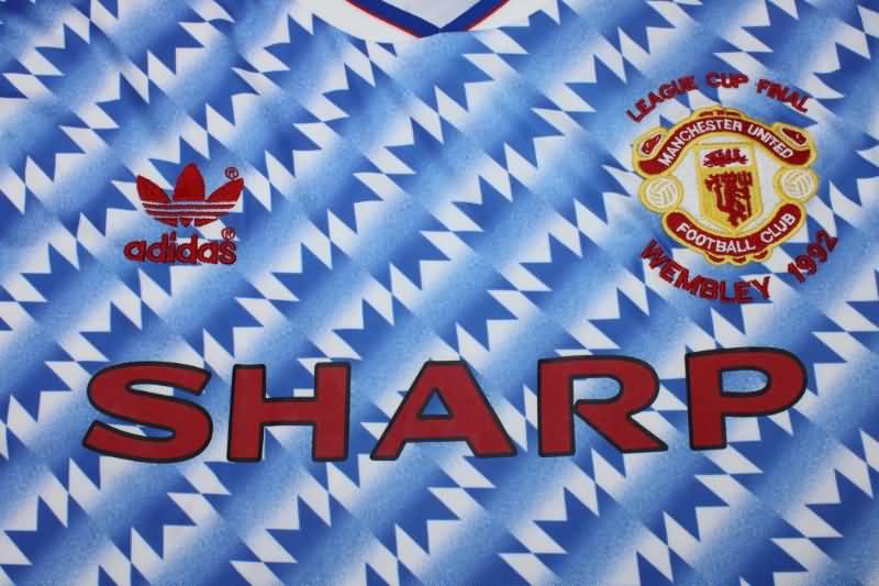 AAA(Thailand) Manchester United 1990/92 Away Retro Jersey(L/S)