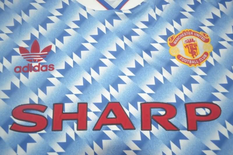 AAA(Thailand) Manchester United 1990/92 Away Retro Jersey(L/S)