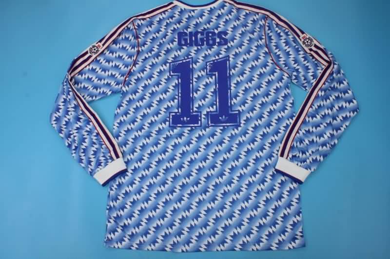 AAA(Thailand) Manchester United 1990/92 Away Retro Jersey(L/S)