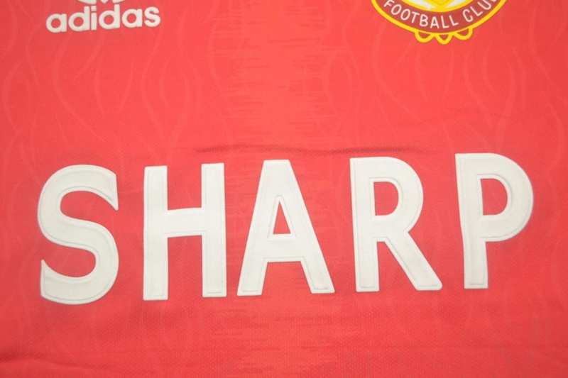 AAA(Thailand) Manchester United 1990/92 Home Retro Soccer Jersey