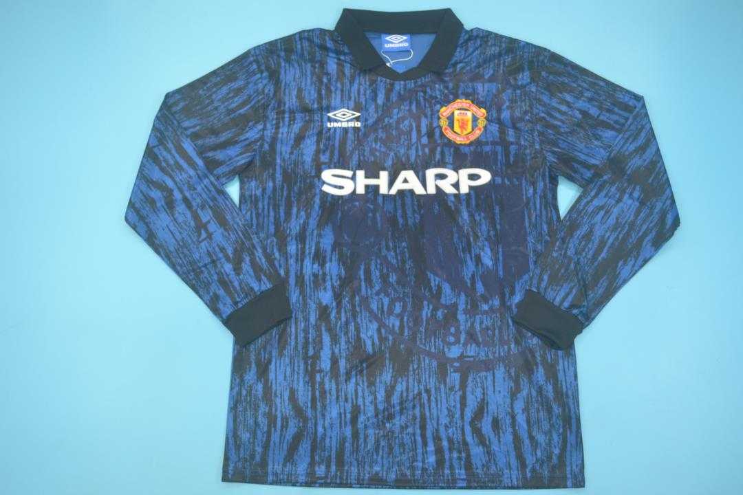 AAA(Thailand) Manchester United 1992/93 Away Retro Jersey(L/S)