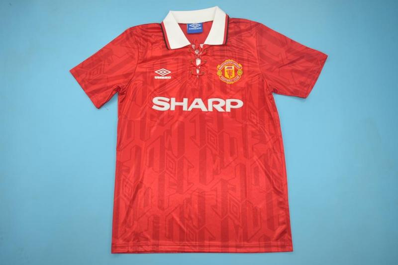 AAA(Thailand) Manchester United 1992/94 Home Retro Soccer Jersey