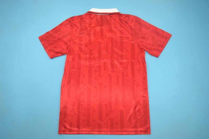 AAA(Thailand) Manchester United 1992/94 Home Retro Soccer Jersey