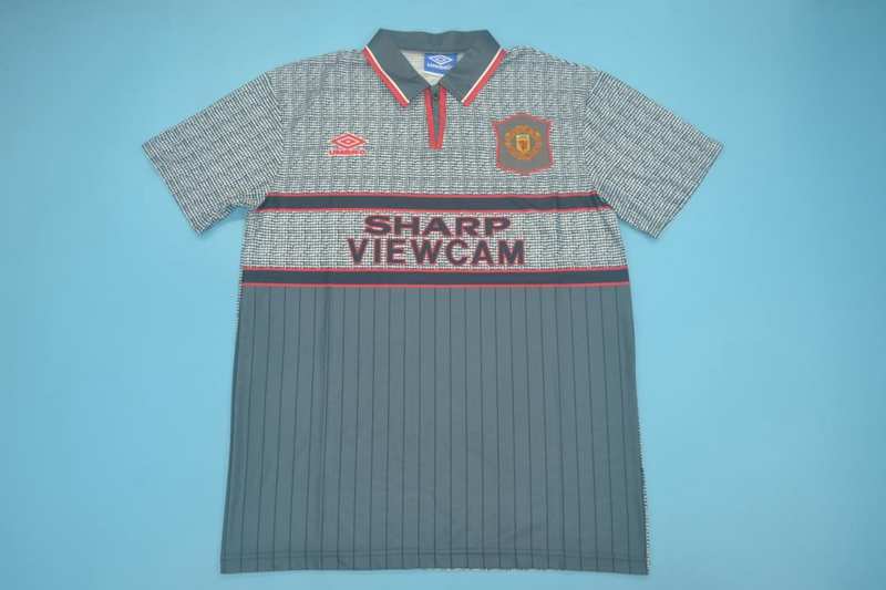 AAA(Thailand) Manchester United 1995/96 Away Retro Soccer Jersey