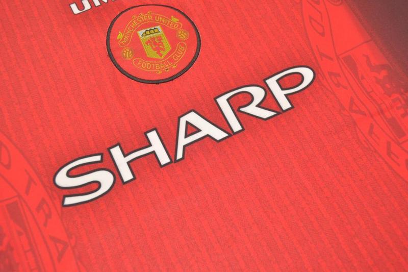 AAA(Thailand) Manchester United 1996/98 Home Retro Soccer Jersey