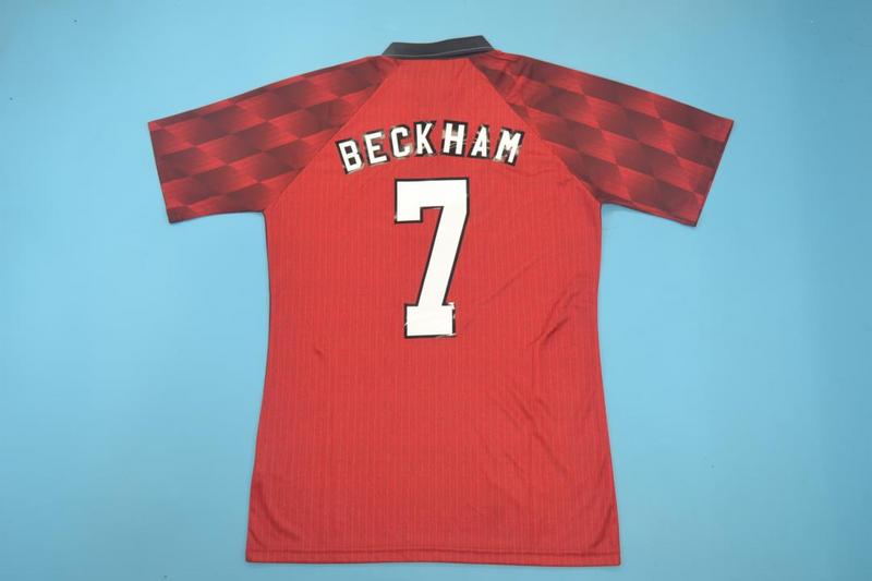 AAA(Thailand) Manchester United 1996/98 Home Retro Soccer Jersey