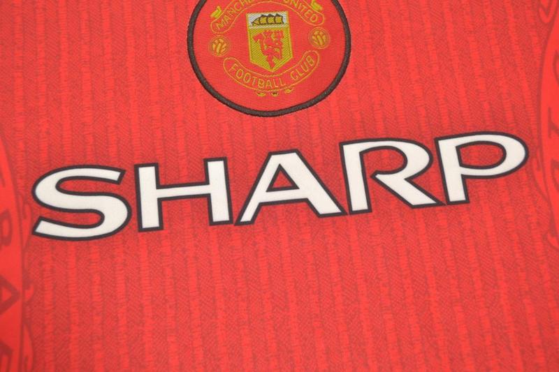 AAA(Thailand) Manchester United 1996/98 Home Retro Jersey(L/S)